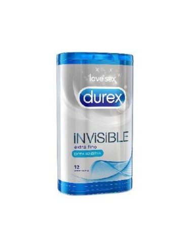DUREX INVISIBLE EXTRA FINO-SENSITIVO 12U