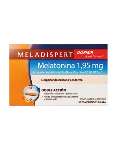 MELADISPERT DORMIR Y FORMA 1,95MG 30COMP