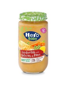 HERO BABY VERDURITAS CON PAVO 235 G