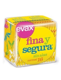COMPRESAS EVAX FINA Y SEGURA NORMAL 16UD