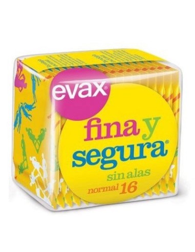 COMPRESAS EVAX FINA Y SEGURA NORMAL 16UD