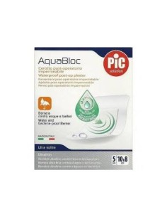 PIC AQUABLOC APOSITO ESTERIL 10x8CM 5 UD