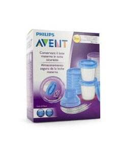 AVENT RECIP VIA LECHE MATERN 180ML 10 VA