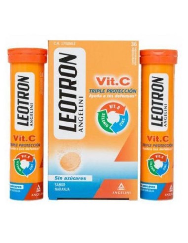 LEOTRON VITAMINA C 36 COMP EFERVESCENTES