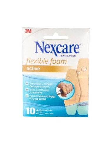 NEXCARE ACTIVE 360º APOSITO ADH SURT 10U