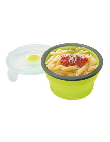 PORTA ALIMENTOS PLEGABLE SILICONA 540 ML