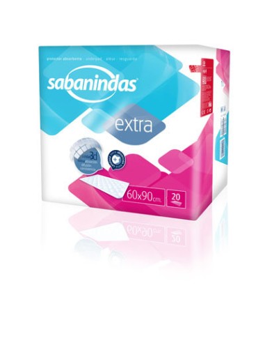 SABANINDAS PROTEGECAMAS 60X90 20 UNI