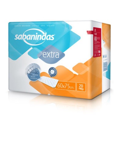 SABANINDAS PROTEGECAMAS 60X75 20 UND.