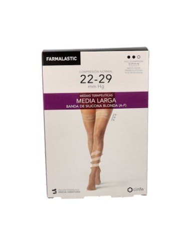 MEDIA LARGA FARMALASTIC CAMEL BLOND GDE