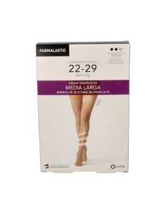 MEDIA LARGA FARMALASTIC CAMEL BLONDA MD