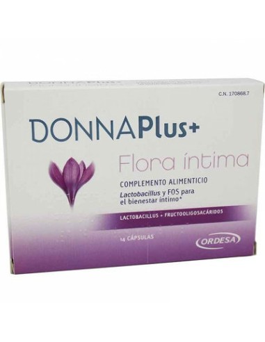 DONNA PLUS+ FLORA INTIMA 14 CAPS