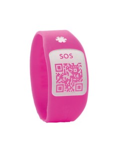 PULSERA SILINCODE QR ROSA T-S
