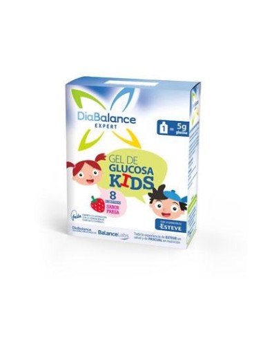 DIABALANCE GEL GLUCOSA PEDIATRICO 8 UNID