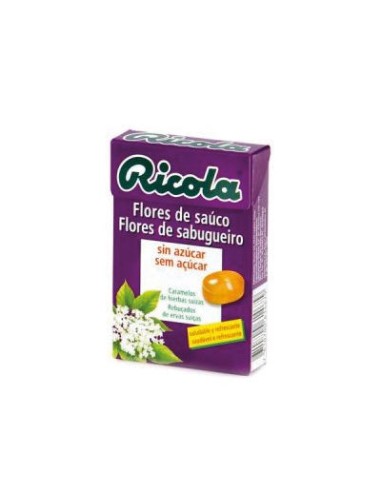 RICOLA CARAMELOS S/A FLOR SAUCO 50 G.