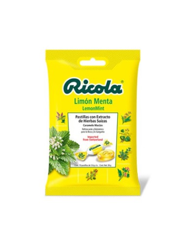 RICOLA BOLSA S/AZ 70 GRAMOS LIMON