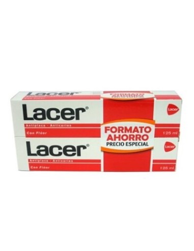 LACER DUPLO PASTA DENTIFRICA 125 ML