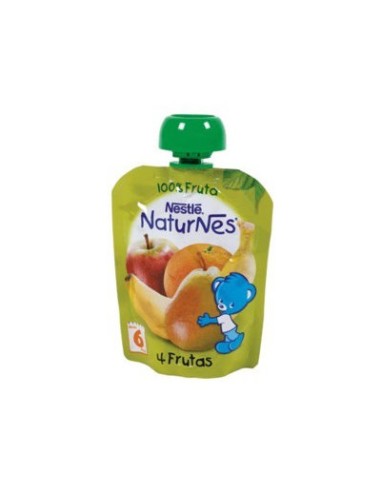 NESTLE NATURNES POUCHES 4 FRUTAS 90 GR