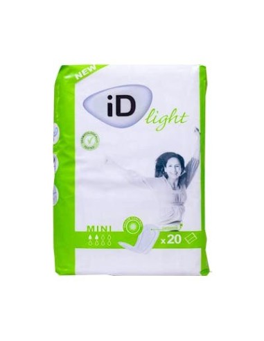 ID DISCREET LIGHT MINI COMPRESA 20 UDS