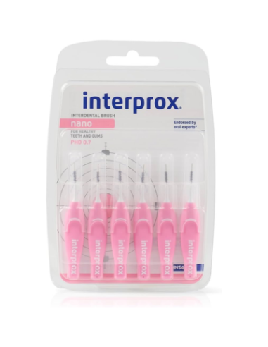 CEPILLO DENTAL INTERPROX 4G NANO 6 UNID