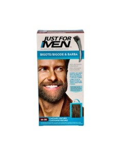 JUST FOR MEN BARBA BIGOTE CASTAÑO OSCURO