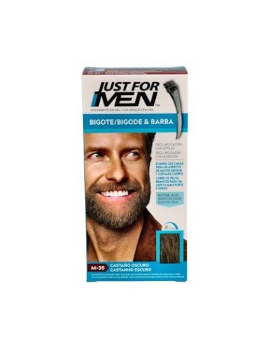 JUST FOR MEN BARBA BIGOTE CASTAÑO OSCURO