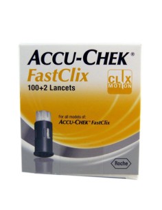 ACCU CHEK FASTCLIX LANCETAS 102 UNIDADES