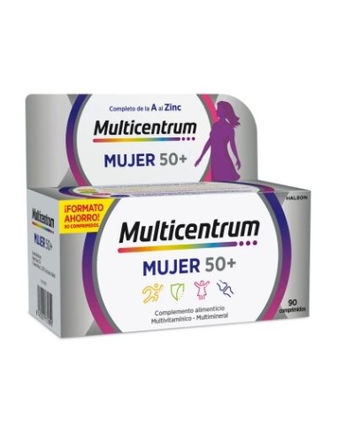 MULTICENTRUM MUJER 50+ 90 COMPRIMIDOS