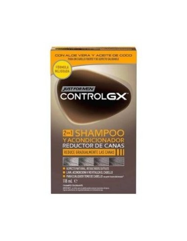 CHAMPU Y ACOND CANAS CONTROL GX 118 ML