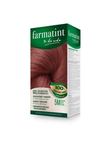 FARMATINT 5M CASTAÑO CLARO CAOBA 130 ML.
