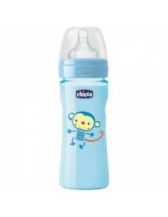 BIBERON CHICCO SILIC AZUL NORM 150ML 0M+