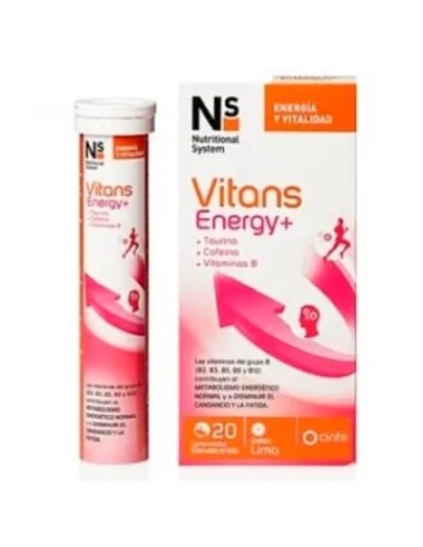 NS VITANS ENERGY+ 20 COMP EFERVESCENTES