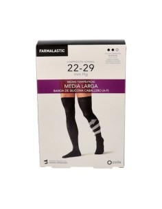 MEDIA LARGA FARMALASTIC NEGRO CAB NOR M