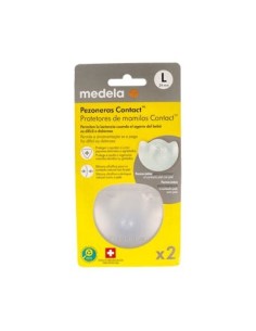 MEDELA PEZONERAS T/ L 24 MM 2 UD