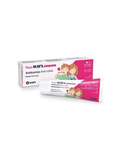 FLUORKIN JUNIOR GEL FRESA 75 ML.