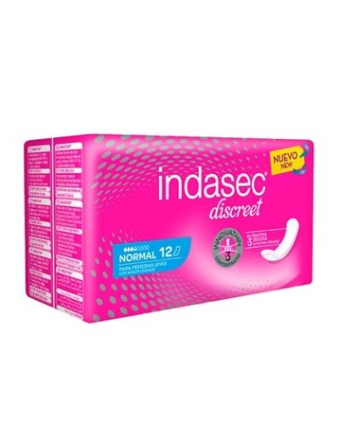INDASEC DISCREET NORMAL 12 U.
