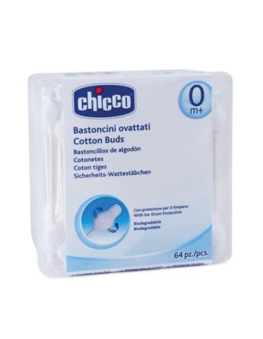 BASTONCILLOS CHICCO COTTON NET SEG 64UD