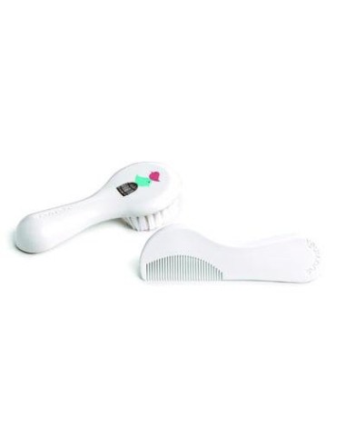 SUAVINEX SET CEPILLO PEINE BLANCO DECORA