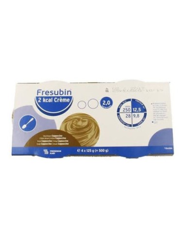 FRESUBIN 2 KCAL CREME CAPUCHINO 4X125MG