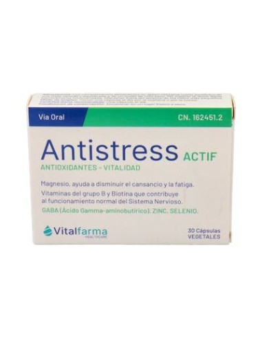 ANTIESTRESS ACTIF 30 CAPS VITALFARMA
