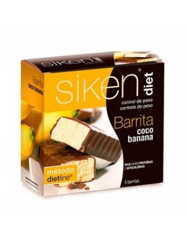 SIKENDIET BARRITAS COCO BANANA 5 UDS