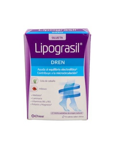 LIPOGRASIL DRENANTE 14 SOBRES