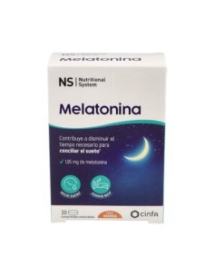 NS MELATONINA 30 COMP. MASTICAB.NARANJA
