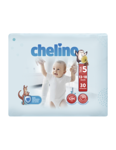 PAÑAL CHELINO INFANTIL T5 13-18 KG 30 U
