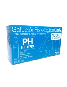 SOLUCION FISIOLOGICA CINFA 40 UNIDOSIS