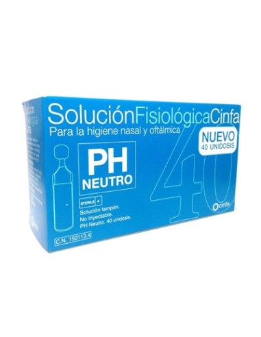 SOLUCION FISIOLOGICA CINFA 40 UNIDOSIS