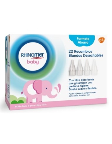 NARHINEL CONFORT RECAMBIO 20 UNIDADES