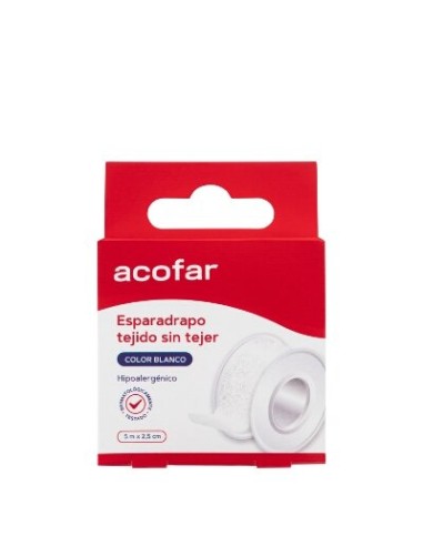ACOFAR ESPARADRAPO TEJIDO BLANCO 5X2,5CM
