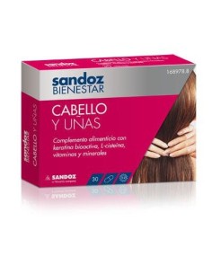 SANDOZ BIENESTAR CABELLOS Y UÑAS 30 CAPS