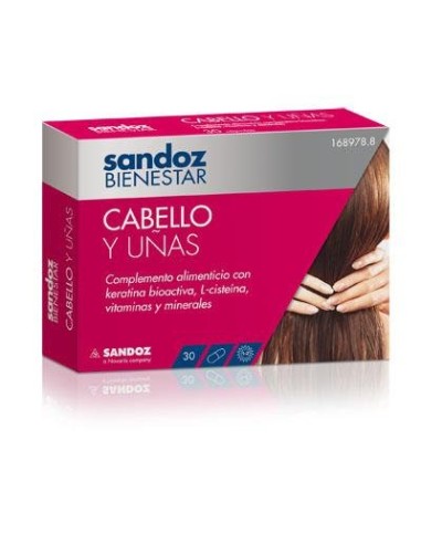 SANDOZ BIENESTAR CABELLOS Y UÑAS 30 CAPS