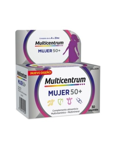 MULTICENTRUM MUJER 50+ 30 COMPRIMIDOS